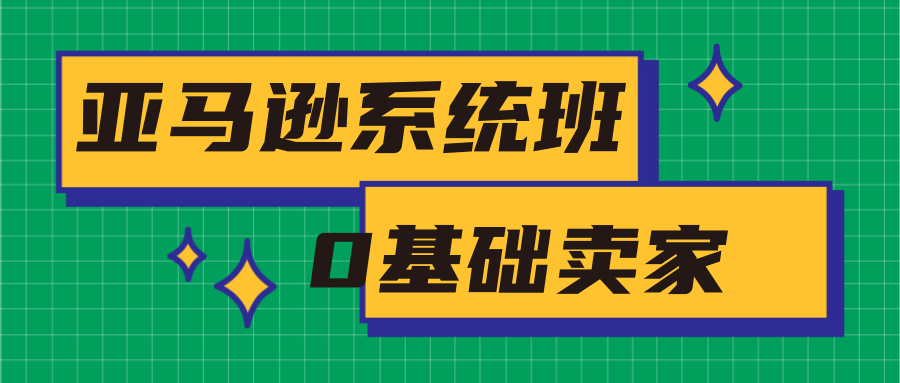 亚马逊系统班，专为0基础卖家量身打造，亚马逊运营流程与架构-网赚项目众筹网