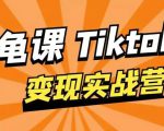 龟课·TikTok变现实战训练营线上第1期，多种变现模式，轻松赚美刀-网赚项目众筹网