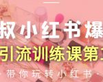 狼叔小红书爆款推广引流训练课第12期,手把手带你玩转小红书-网赚项目众筹网