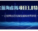 黄岛主·淘宝蓝海虚拟项目3.0,小白宝妈零基础的都可以做到月入过万-网赚项目众筹网