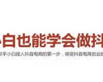 2021最新抖音小店无货源课程,小白也能学会做抖店,轻松月入过万-网赚项目众筹网
