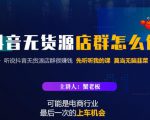 蟹老板·抖音无货源店群怎么做,吊打市面一大片《抖音无货源店群》的课程-网赚项目众筹网