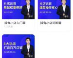 湛北·抖音小店入门进阶高阶合集，八大玩法打造百万店铺-网赚项目众筹网