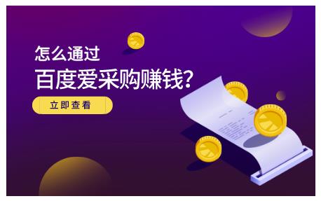 大王·怎么通过百度爱采购赚钱，已经通过百度爱采购完成200多万的销量-网赚项目众筹网