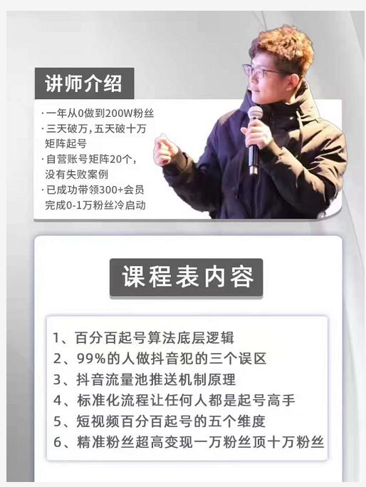 孤狼抖音矩阵2022新课：账号定位/变现逻辑/IP打造/案例拆解-网赚项目众筹网