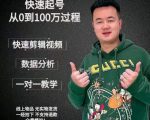 杰妮传媒·抖音快速起号核心实操课：教你新号快速起号，从0到100万过程-网赚项目众筹网