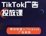 跨境B哥tiktok广告投放课，带你快速入门tiktok广告投放价值1680元-网赚项目众筹网