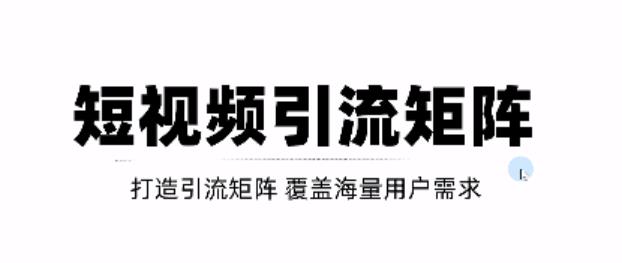 短视频引流矩阵打造，SEO+二剪裂变，效果超级好！【视频教程】-网赚项目众筹网