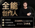 王松傲寒·全能创作人思维课,帮你打造创作人IP,全面提升导演思维-网赚项目众筹网