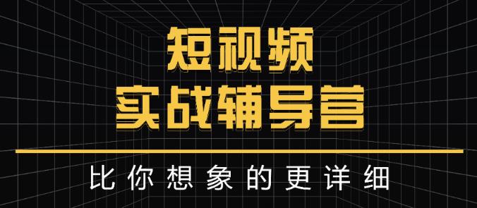 达人队长:短视频实战辅导营，比你想象的更详细-网赚项目众筹网