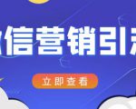 微信营销策划引流系列课程，每天引流100精准粉-网赚项目众筹网