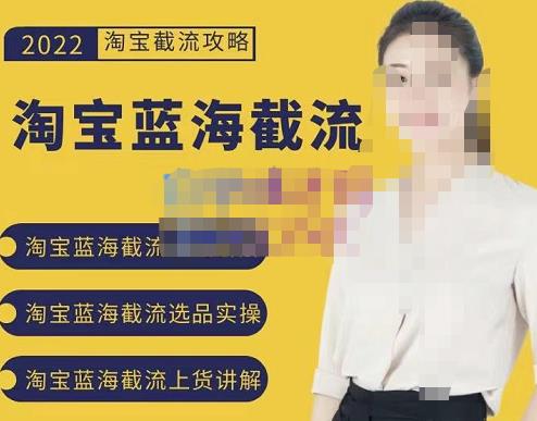 2022淘宝蓝海截流攻略，淘宝蓝海截流选品上货实操讲解-网赚项目众筹网