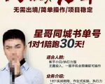 星哥同城教育书单号课程，无需出境简单操作项目稳定-网赚项目众筹网