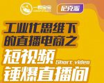 尼克派·工业化思维下的直播电商之短视频锤爆直播间,听话照做执行爆单-网赚项目众筹网