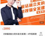 《有嘴能就火的抖文音案课》第八十期升级版,让会不写文案的人,写出一可篇传播的完文整案-网赚项目众筹网