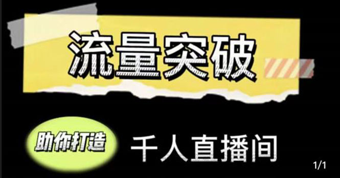 直播运营实战视频课，助你打造千人直播间（14节视频课）-网赚项目众筹网