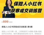 保险人小红书获客成交训练营,0基础高效玩转小红书,可复制的获客成交之路-网赚项目众筹网