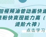 短视频油管动画快速制作涨粉快变现能力高(0基础进阶大神)-网赚项目众筹网