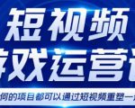 短视频游戏赚钱特训营,0门槛小白也可以操作,日入1000+-网赚项目众筹网