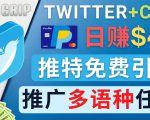 通过Twitter推广CPA Leads,日赚46.01美元 - 免费的CPA联盟推广模式-网赚项目众筹网