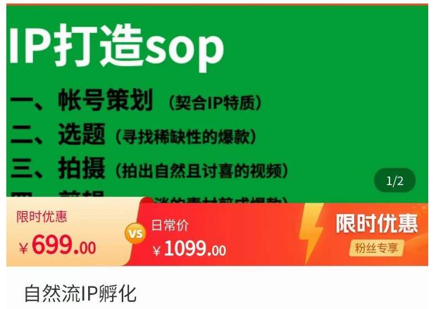 瑶瑶·自然流IP孵化，系统掌握IP孵化全流程，也能学到选题，剪辑，账号运营经验-网赚项目众筹网