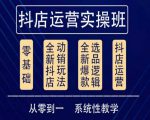 他创传媒·抖音小店系统运营实操课,从零到一系统性教学,抖店日出千单保姆级讲解-网赚项目众筹网