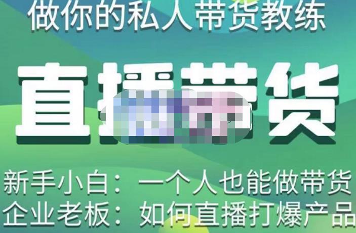 硬核传媒·直播带货（私人教练），实操实战教学，通俗易懂，学完后新手小白一个人也能做带货-网赚项目众筹网