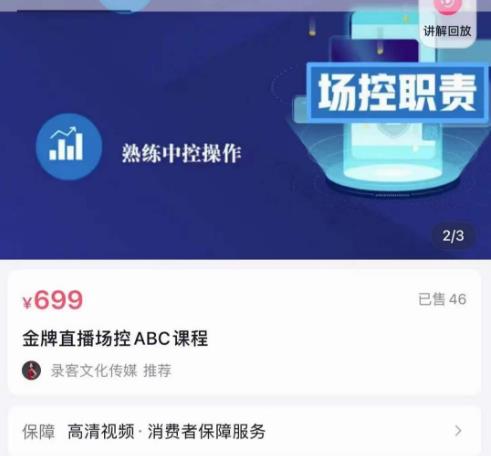 大果文化·金牌直播场控ABC课，复制直接间，场控如何带出百万级主播-网赚项目众筹网