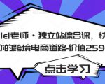 Daniel老师·独立站综合课,快速开启你的跨境电商道路-价值2599元-网赚项目众筹网