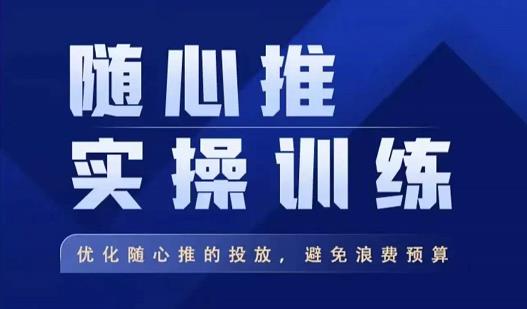 飞哥·随心推实操训练，优化随心推投放，避免浪费预算-网赚项目众筹网