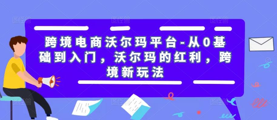 跨境电商沃尔玛平台-从0基础到入门，沃尔玛的红利，跨境新玩法-网赚项目众筹网