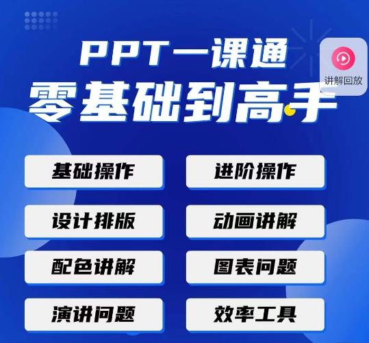 PPT·一课通·0基础到高手：通俗易懂快速掌握PPT的各种应用场合-网赚项目众筹网