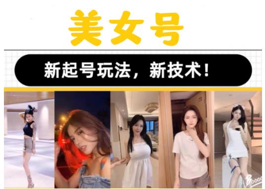 2023抖音快手短视频美女号课程制作玩法教程，美女号搬运新起号玩法，新技术（素材+教程）-网赚项目众筹网