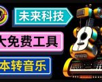 抢先体验未来Ai科技-文本转音乐工具,只需输入文字描述,即可创作歌曲和音乐-网赚项目众筹网