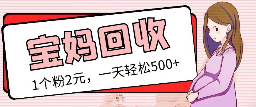 最新宝妈粉回收变现计划及胎教音乐高端变现玩法全套教程！（非老玩法）-网赚项目众筹网