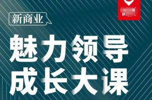张琦·新商业魅力领导成长大课2023新版,高效管理必修课(30节)-网赚项目众筹网