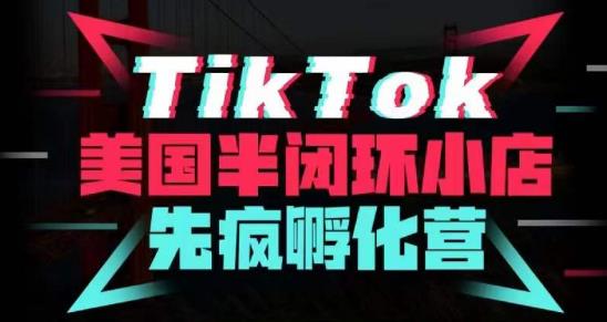 疯人院·TikTok美国半闭环小店孵化营，抢占TikTok美国蓝海市场，开店、运营、带货、投流全实操-网赚项目众筹网