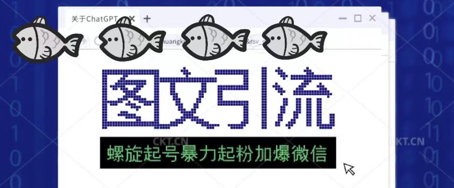 2023年价值1980的图文引流创业粉螺旋起好技术暴力起粉加爆微信-网赚项目众筹网