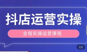 抖店运营全程实操教学课,实体店老板想转型直播带货,想从事直播带货运营,中控,主播行业的小白-网赚项目众筹网