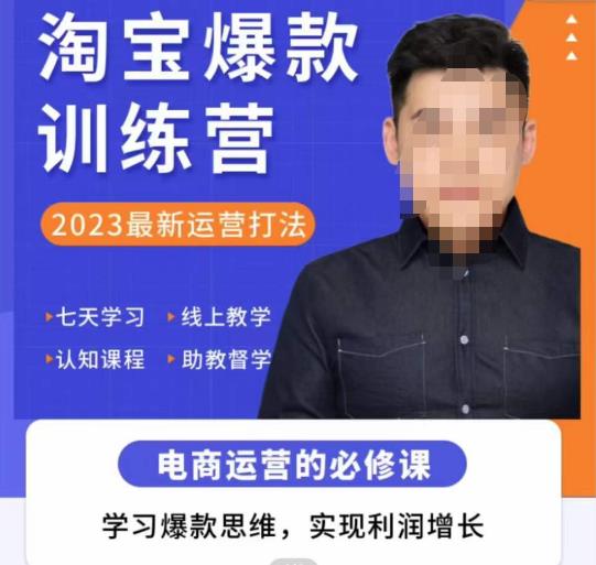 爱上黄昏·淘宝爆款训练营，2023最新运营打法，学习爆款思维，实现利润增长-网赚项目众筹网