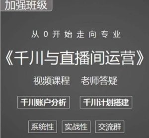 阳光哥·千川图文与直播间运营,从0开始走向专业,包含千川短视频图文、千川直播间、小店随心推-网赚项目众筹网