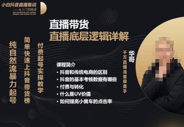 从0-1自然流快速起号​直播的底层逻辑，纯自然流暴力起号，简单快速上抖音带货榜-网赚项目众筹网