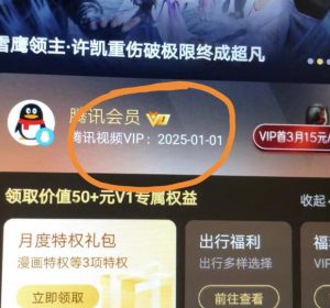 外面收费88撸腾讯会员2年,号称百分百成功,具体自测【操作教程】-网赚项目众筹网