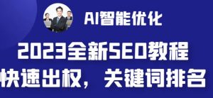 2023最新网站AI智能优化SEO教程,简单快速出权重,AI自动写文章+AI绘画配图-网赚项目众筹网