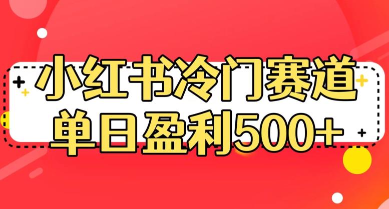 小红书冷门赛道，单日盈利500+【揭秘】-网赚项目众筹网