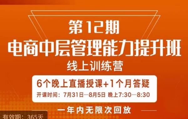 陈少珊·电商中层管理能力提升班，学习对象-电商公司各个岗位的主管，20人人以内的电商公司老板-网赚项目众筹网