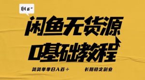 独家闲鱼无货源详细玩法,简简单单日八百+,长期稳定副业【揭秘】-网赚项目众筹网