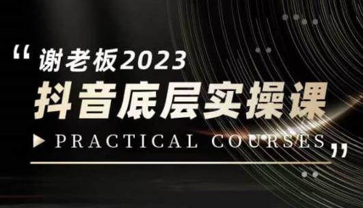 蟹老板·2023抖音底层实操课，打造短视频的底层认知-网赚项目众筹网