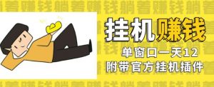 美金挂机项目,单窗口一天12,官方免费插件自动运行,对小白友好【揭秘】-网赚项目众筹网