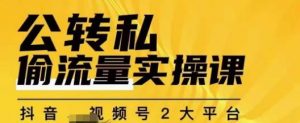 群响公转私偷流量实操课,致力于拥有更多自持,持续,稳定,精准的私域流量!-网赚项目众筹网